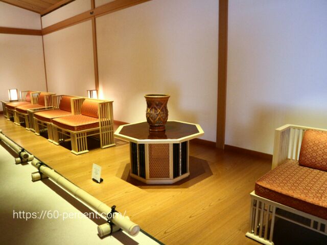 京都迎賓館の調度品の画像