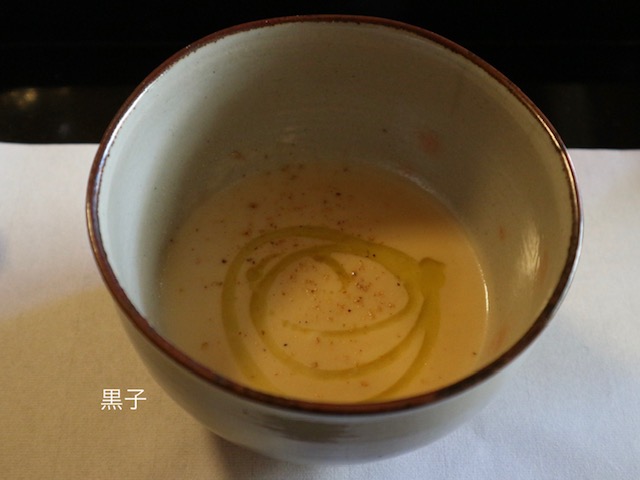 銀閣寺ランチ・聖宙庵のスープの画像